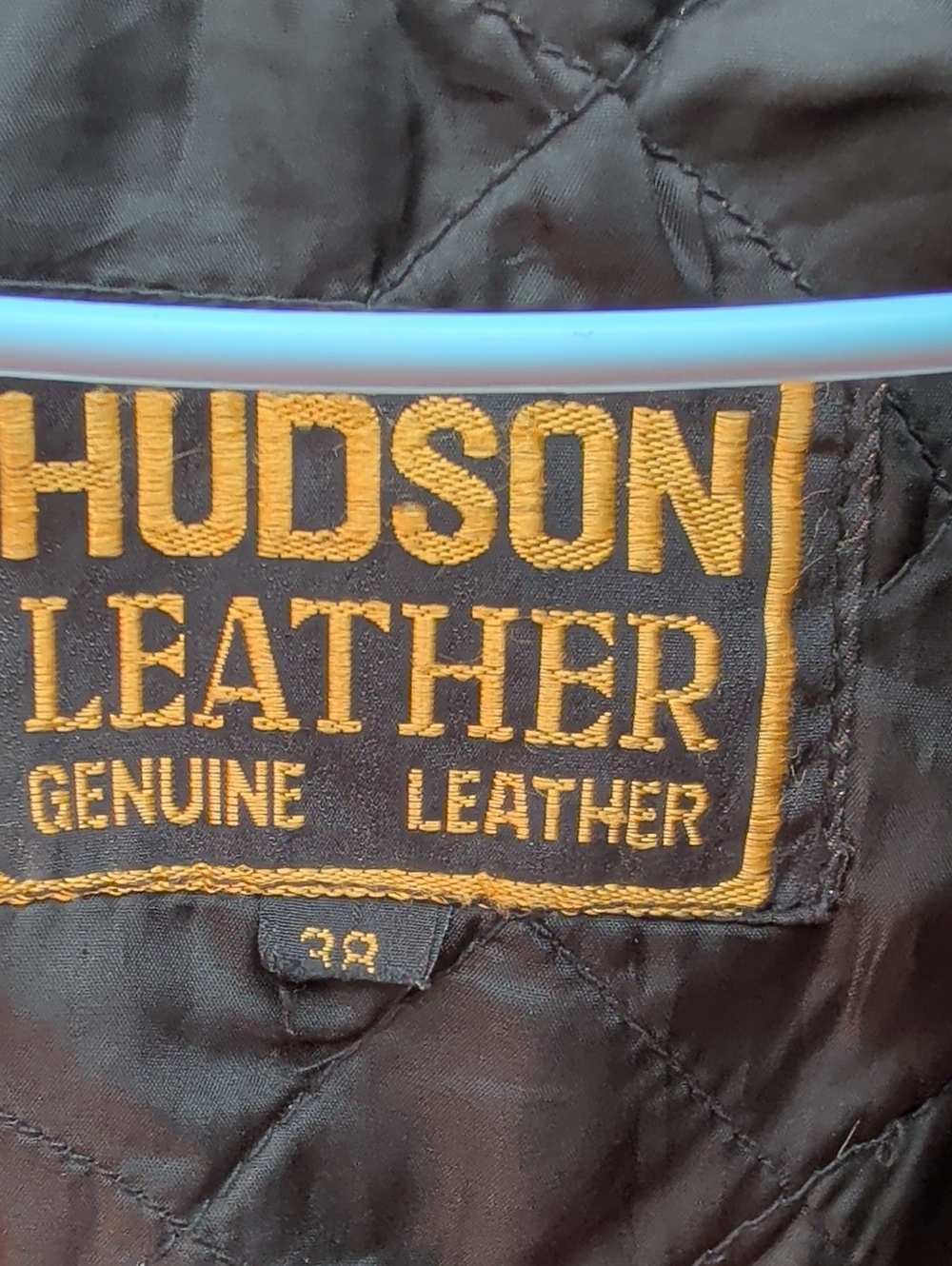 Hudson Leather Men's Black Performance Leather Jacket